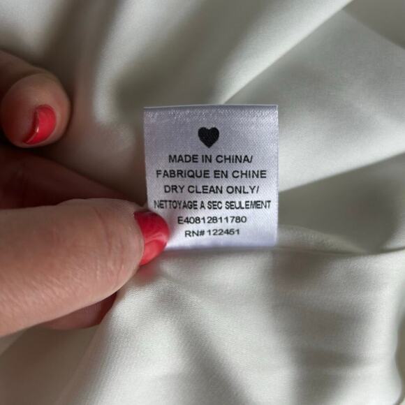 ERIN Erin Fetherston Silk Blend Coralie Metallic Strapless Formal Gown - 10 - Picture 10 of 10